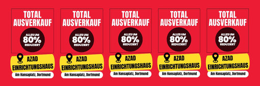 Jetzt oder nie! 80% Rabatt auf alles!
