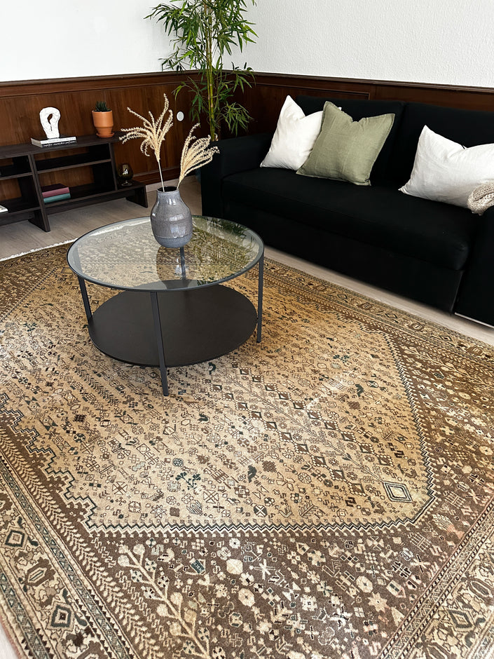 Abadeh Teppich ca. 200 × 300 cm – beige/braun & dezent