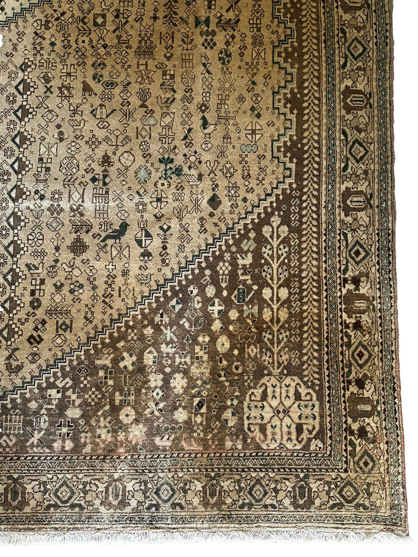 Abadeh Teppich ca. 200 × 300 cm – beige/braun & dezent
