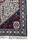 Abadeh Teppich ca. 163 × 110 cm – creme & dunkelbraun