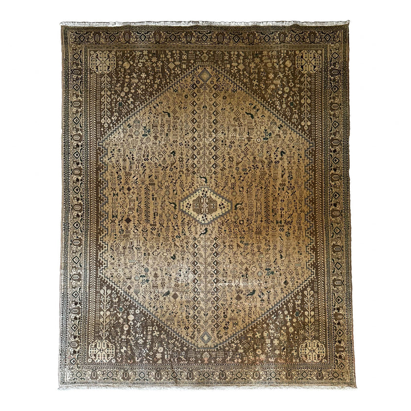 Abadeh Teppich ca. 200 × 300 cm – beige/braun & dezent
