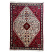 Abadeh Teppich ca. 150 × 100 cm – rot/creme & geometrisch