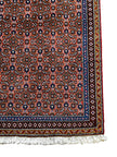 Ardebil Teppich ca. 150 × 100 cm – rot/blau/creme & geometrisches Muster