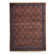 Ardebil Teppich ca. 150 × 100 cm – rot/blau/creme & geometrisches Muster