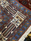 Ardebil Teppich ca. 265 × 169 cm – rostrot & geometrisch