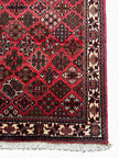 Bachtiar Teppich ca. 150 × 100 cm – rot/creme/dunkelbraun & klassisch