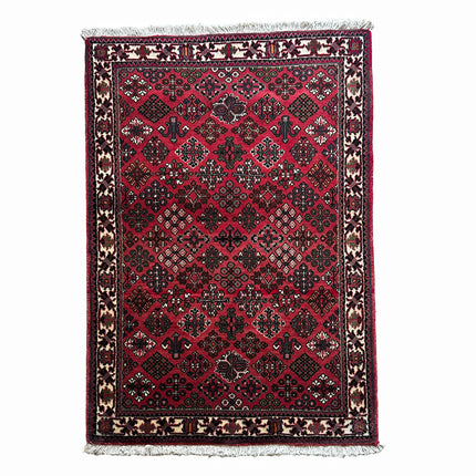 Bachtiar Teppich ca. 150 × 100 cm – rot/creme/dunkelbraun & klassisch