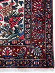 Bachtiar Teppich ca. 200 × 300 cm – rot/dunkelblau & klassisch
