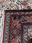 Bidjar Teppich ca. 300 × 200 cm – creme/blau & elegant