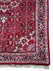 Bidjar Teppich ca. 150 × 100 cm – rot/blau/creme & klassisch