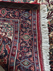 Bidjar Teppich ca. 150 × 100 cm – creme/dunkelrot & klassisch