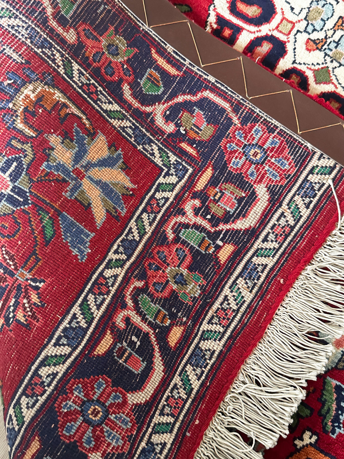Bidjar Teppich ca. 150 x 106 cm – rot & floral