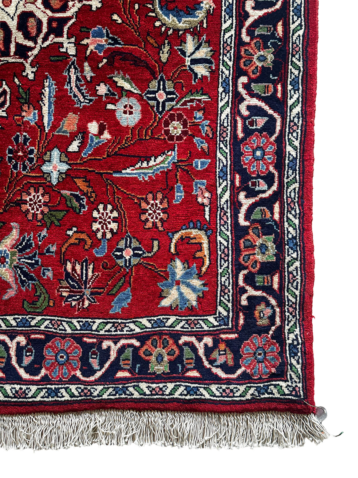 Bidjar Teppich ca. 150 x 106 cm – rot & floral