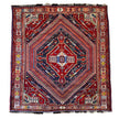 Gaschghai Teppich ca. 200 × 300 cm – rot/blau & geometrisch
