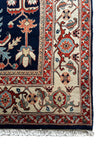 Heriz Teppich ca. 200 × 300 cm – dunkelblau/beige/rot & klassisch