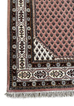 Bidjar Teppich ca. 200 × 150 cm – altrosa/braun & dezent