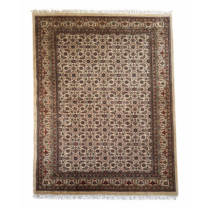 Bidjar Teppich ca. 200 × 150 cm – beige & fein gemustert