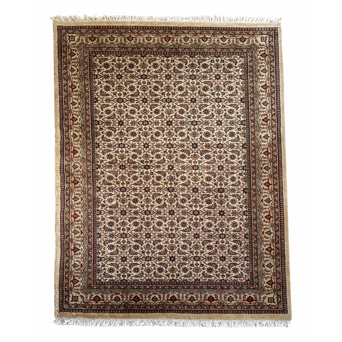 Bidjar Teppich ca. 200 × 150 cm – beige & fein gemustert