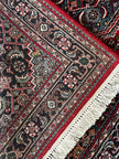 Bidjar Teppich ca. 163 × 94 cm – rot & dunkelblau