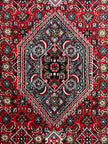 Bidjar Teppich ca. 163 × 94 cm – rot & dunkelblau