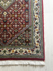 Bidjar Teppich ca. 163 × 94 cm – rot, creme & grün