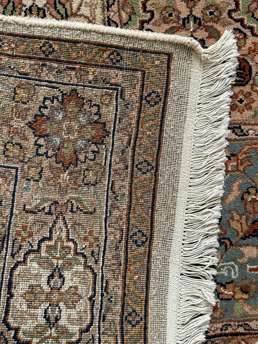Ghoum Teppich ca. 250 × 150 cm – beige/bunt & detailreich