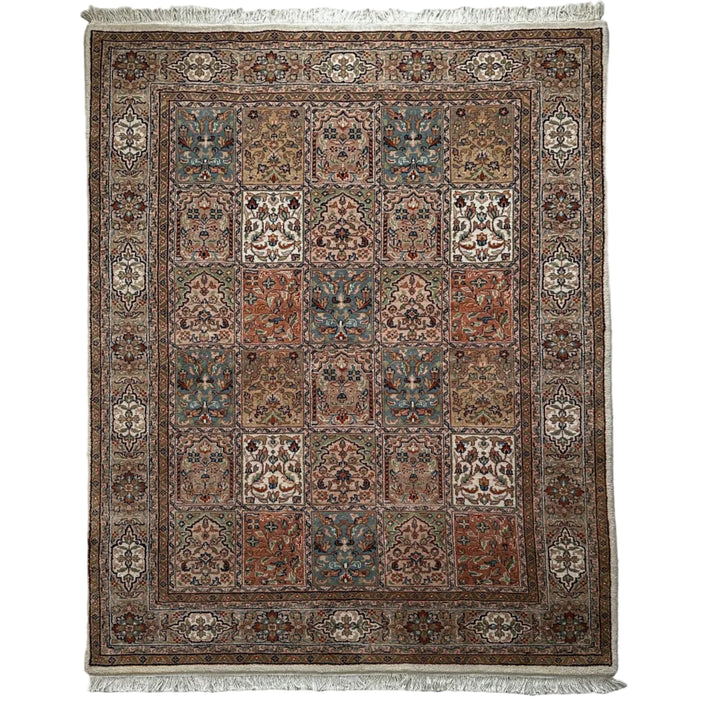 Ghoum Teppich ca. 250 × 150 cm – beige/bunt & detailreich
