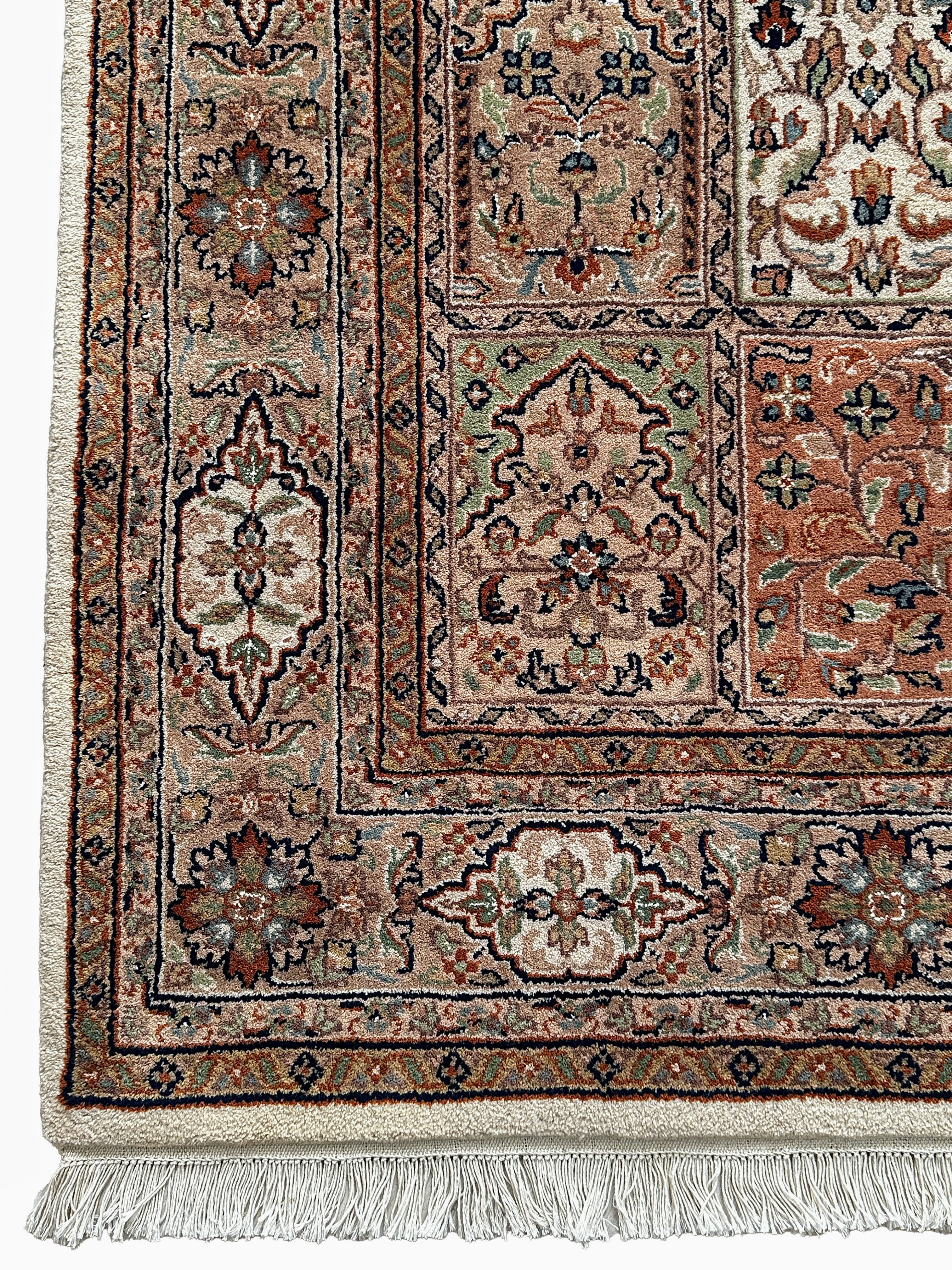 Ghoum Teppich ca. 250 × 150 cm – beige/bunt & detailreich