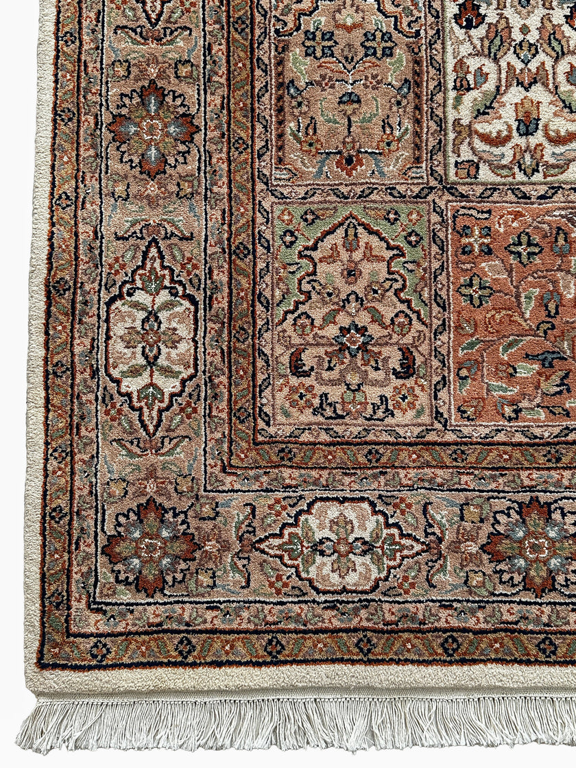 Ghoum Teppich ca. 250 × 150 cm – beige/bunt & detailreich