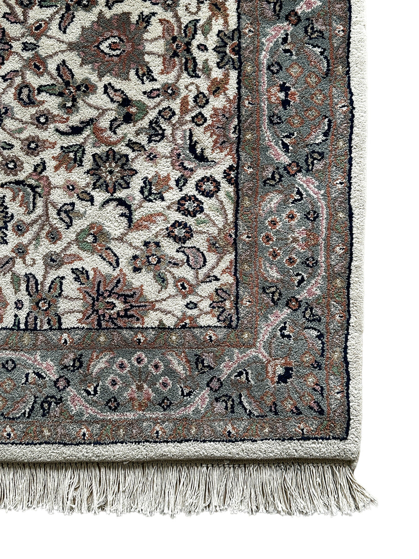 Isfahan Teppich ca. 162 × 88 cm – creme & grau