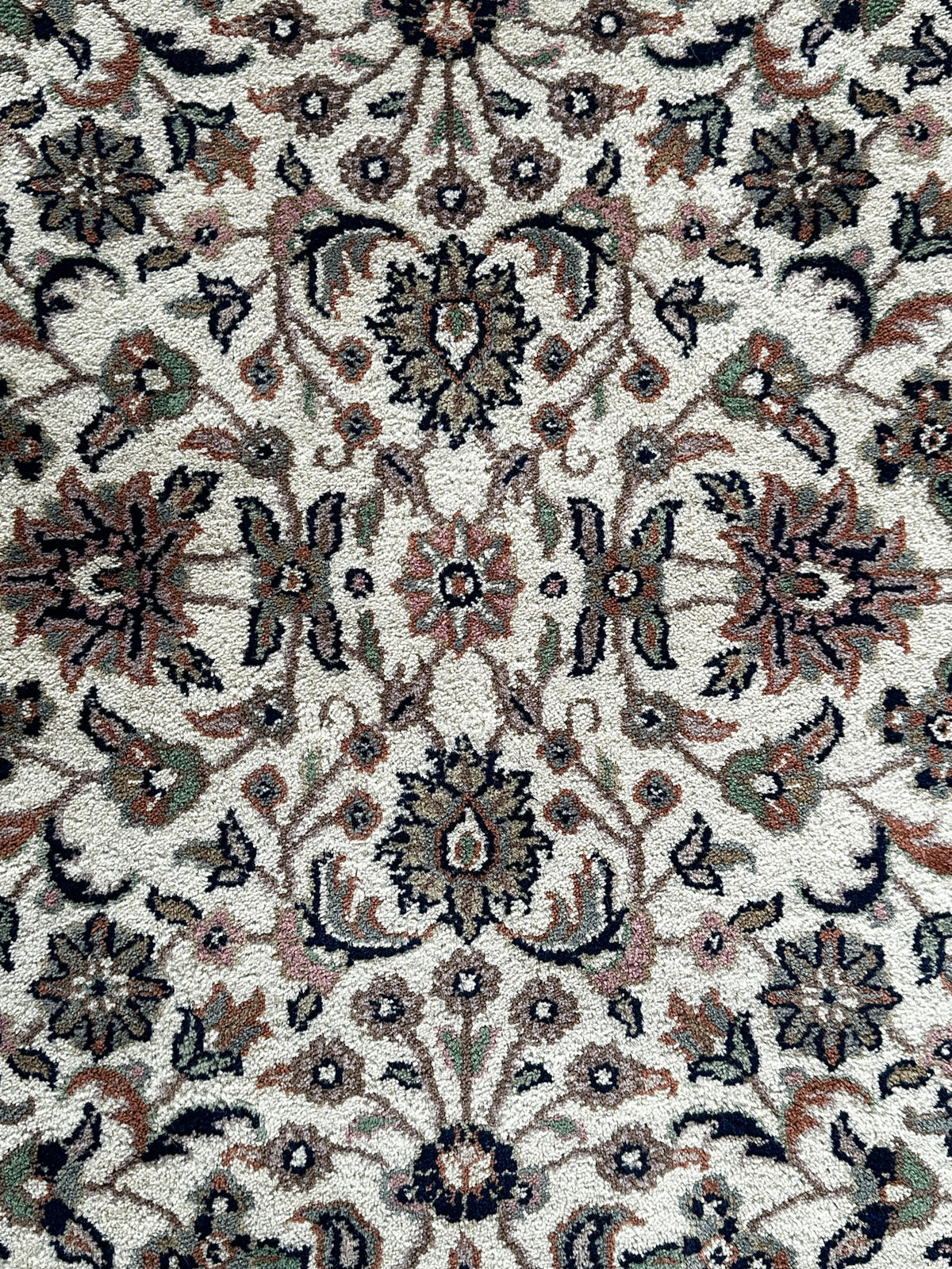 Isfahan Teppich ca. 162 × 88 cm – creme & grau