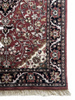 I. Jaipur Teppich ca. 150 × 100 cm – altrosa/taupe/dunkelblau & elegant