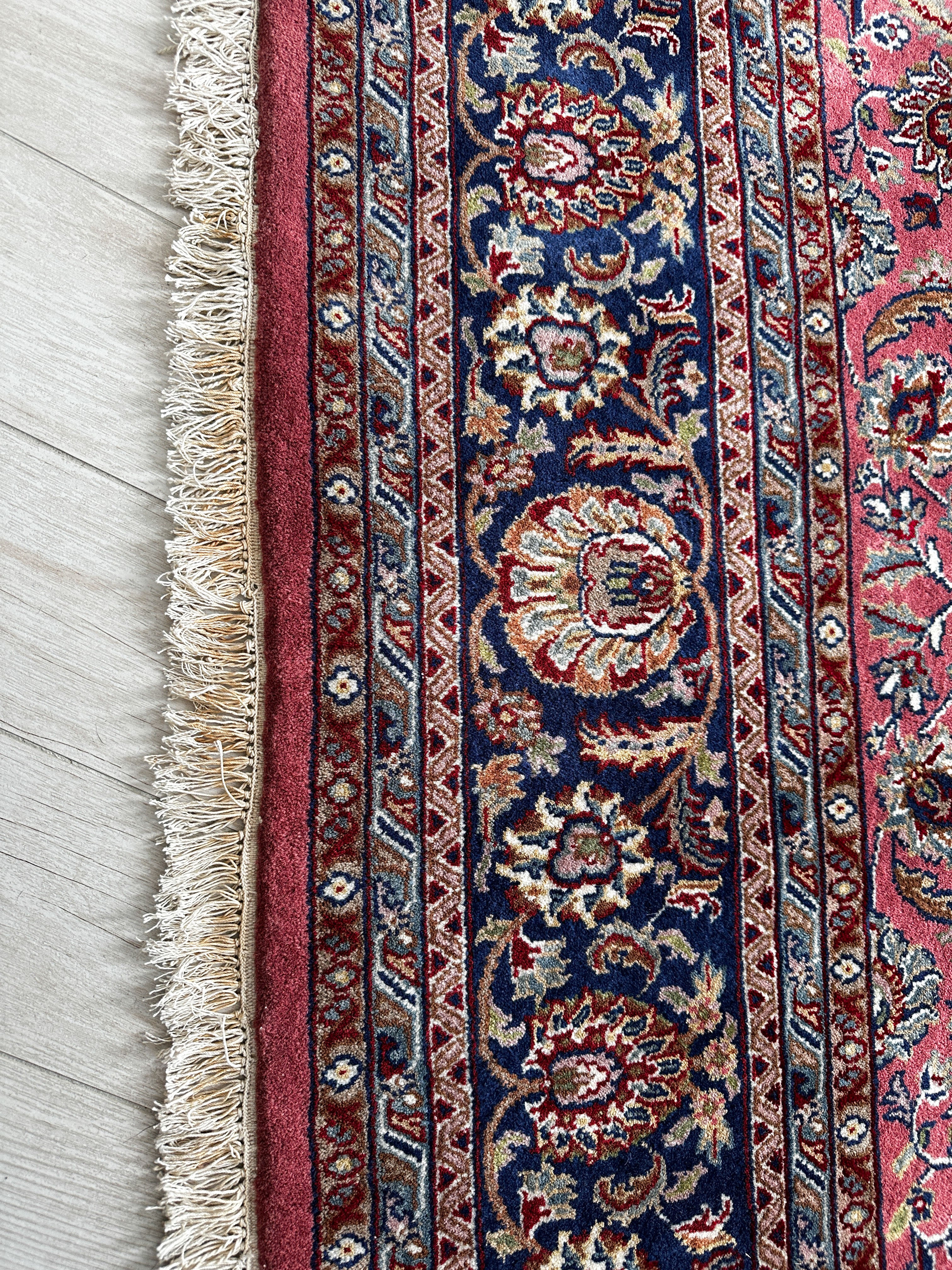 I. Keschan Teppich ca. 300 × 200 cm – rot/blau & klassisch