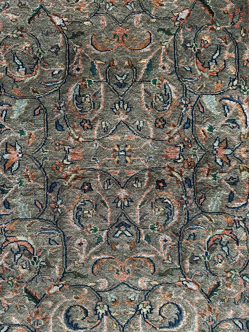 I. Keschan Teppich ca. 150 × 100 cm – grau/braun & dezent