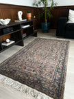 I. Keschan Teppich ca. 150 × 100 cm – grau/braun & dezent