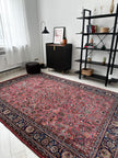 I. Keschan Teppich ca. 300 × 200 cm – rot/blau & klassisch