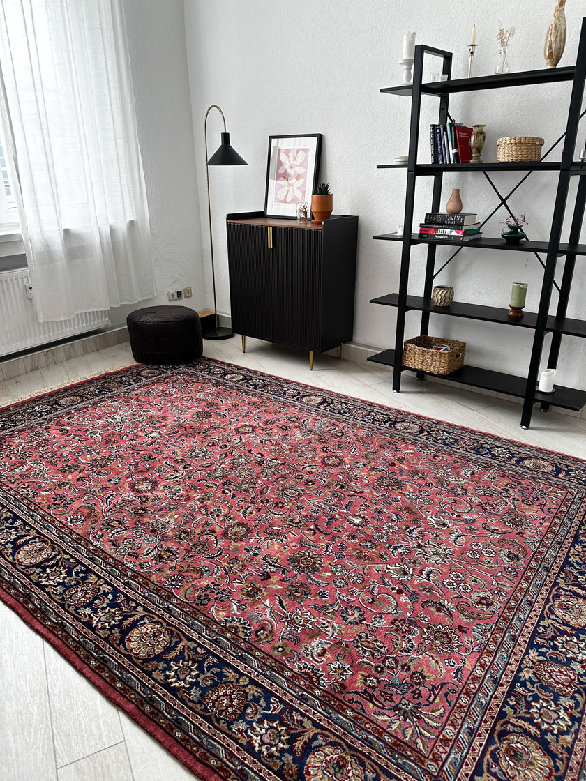 I. Keschan Teppich ca. 300 × 200 cm – rot/blau & klassisch