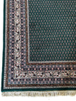 Mir Teppich ca. 200 × 200 cm – grün/blau & ruhig