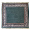 Mir Teppich ca. 200 × 200 cm – grün/blau & ruhig