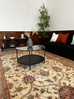 Ziegler Teppich ca. 200 × 300 cm – beige/braun & elegant