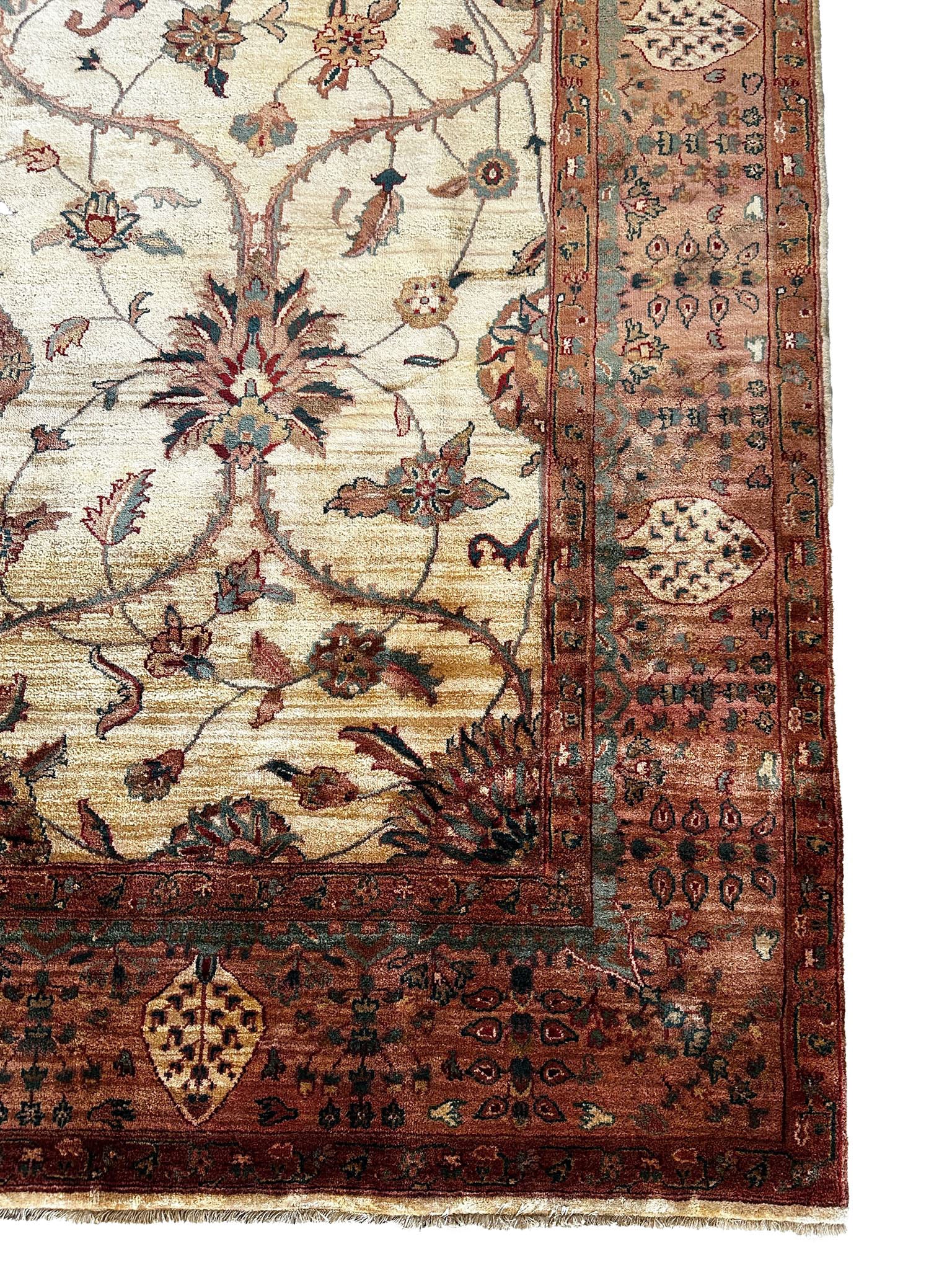 Ziegler Teppich ca. 200 × 300 cm – beige/braun & elegant