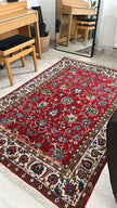 Nadjafabad Teppich ca. 200 × 150 cm – rot/blau & elegant