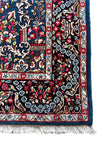 Jazd Teppich ca. 251 × 149 cm – dunkelblau & floral