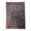 Jazd Teppich ca. 251 × 149 cm – dunkelblau & floral