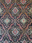 Jazd Teppich ca. 200 × 300 cm – dunkelblau/rot & edel