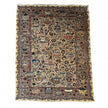 Kaschmar Teppich ca. 150 × 100 cm – creme/beige/blau & detailreich