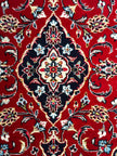 Keschan Teppich ca. 147 × 80 cm – rot & dunkelblau