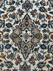 Keschan Teppich ca. 155 × 100 cm – creme, graubeige & blau