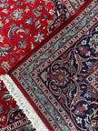Keschan Teppich ca. 300 × 200 cm – rot/blau & klassisch