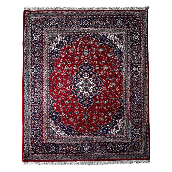 Keschan Teppich ca. 300 × 200 cm – rot/blau & klassisch